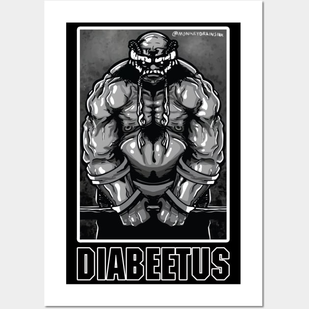 Diabeetus Wall Art by GodsBurden